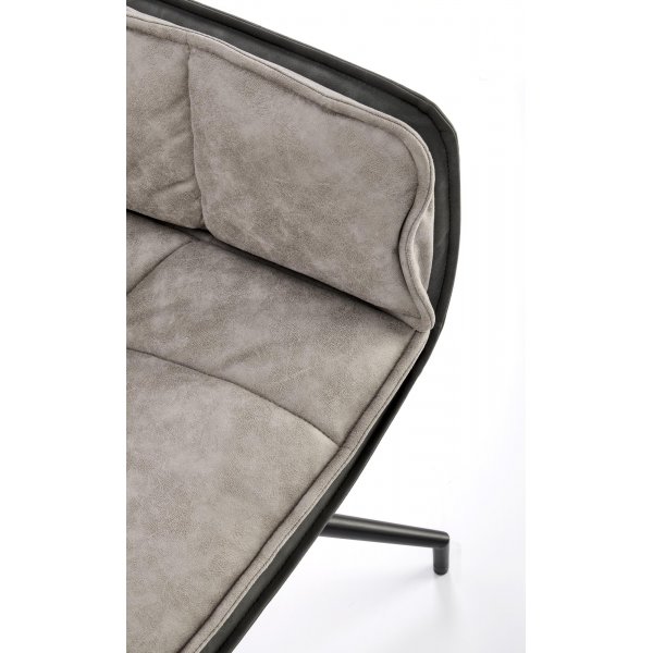 Cadeira Esszimmerstuhl 523 - Grau/Schwarz