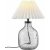 Groove Tischlampe - Klares Glas/Offwhite