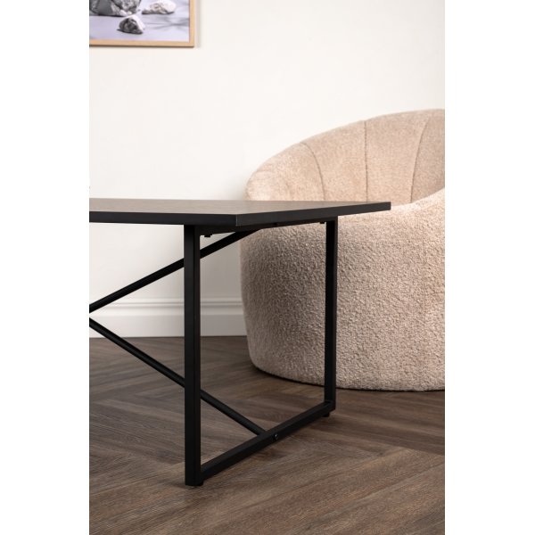 Couchtisch Pryor 110 x 70 cm - Schwarz