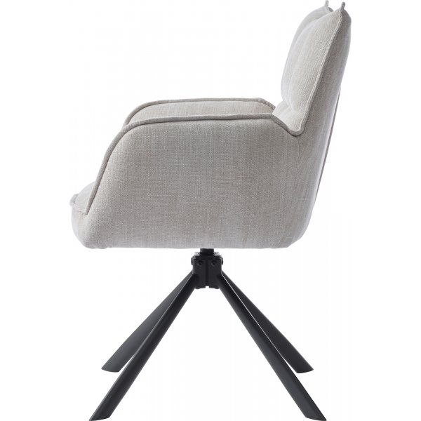 Choice Sessel - Leinen/schwarz Choice Sessel - Leinen/schwarz