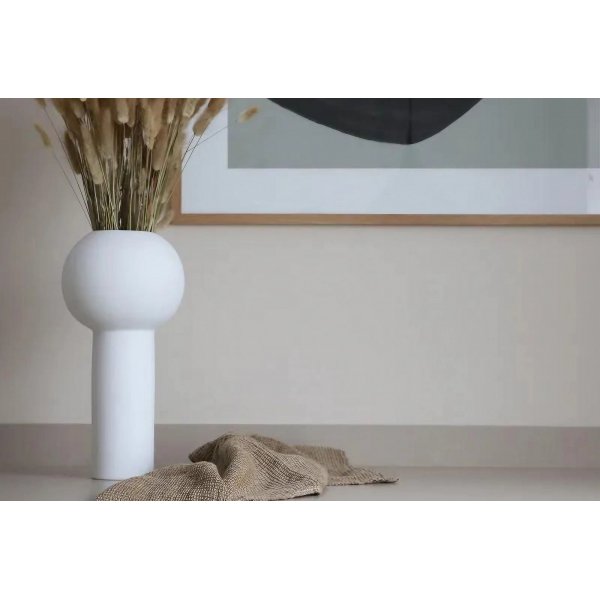 Glimmervase - Weiß Glimmervase - Weiß