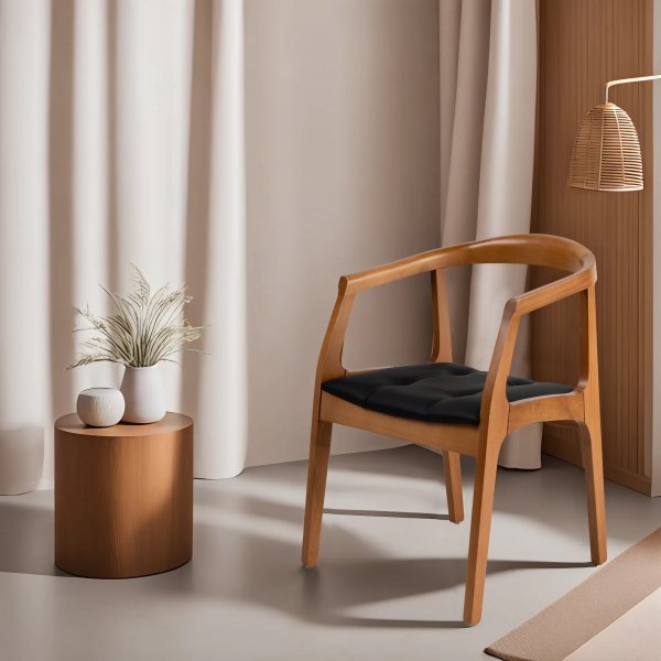 Mira Sessel - Eiche/Schwarz Mira Sessel - Eiche/Schwarz