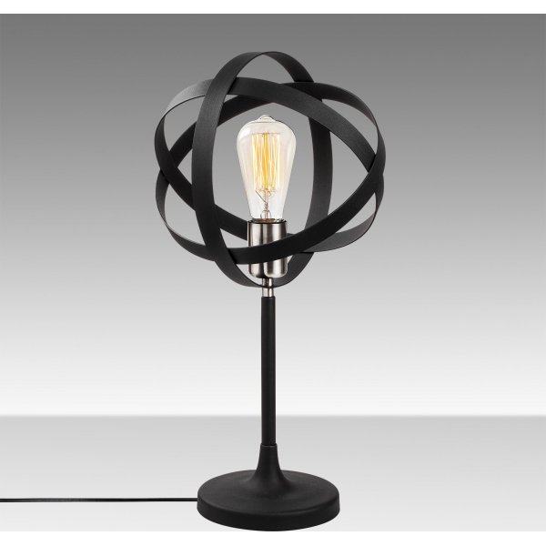 Gezegen Tischlampe - Nickel/schwarz