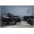 Chiba Esstisch 180-240 x 100 cm - schwarze Box