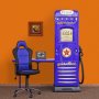 Schreibtisch mit Garderobe und eingebauter Tankstelle - Jede Farbe!