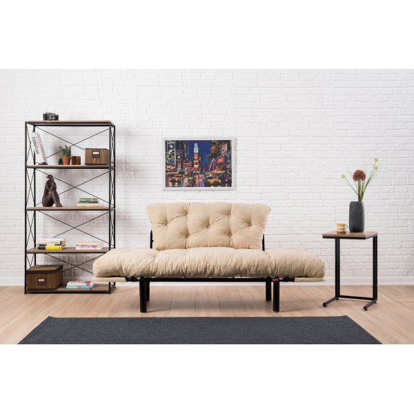Nitta 2-Sitzer-Schlafsofa - Creme