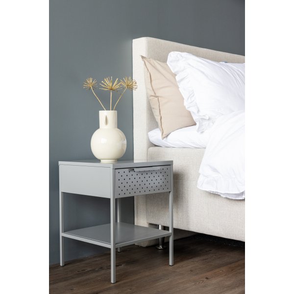 Sacramento Nachttisch - Hellgrau