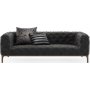 Modisches 2-Sitzer-Sofa - Grau