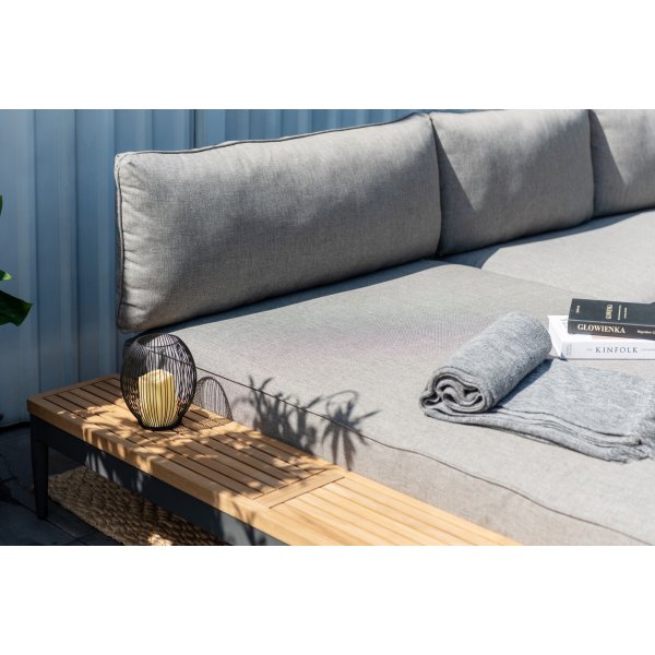 Lifestyle Garden Topaz Sofa-Set - Grau/Teak