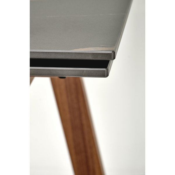 Lozano Esstisch 140-200 x 82 cm - Schwarzer Marmor/Walnuss Lozano Esstisch 140-200 x 82 cm - Schwarzer Marmor/Walnuss