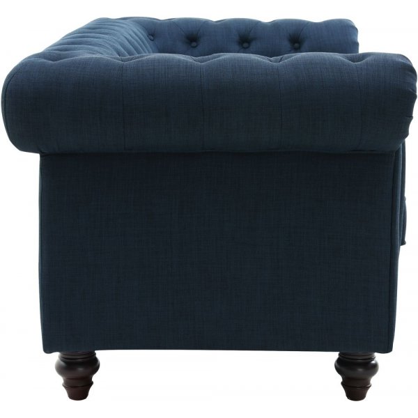 Sofa 2-Sitzer Chesterfield blau - Herron Sofa 2-Sitzer Chesterfield blau - Herron