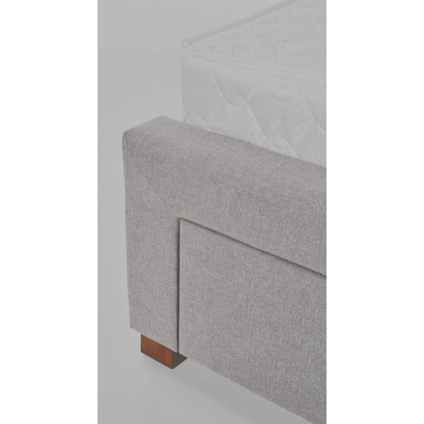 Arijana 140x200 cm grauer Bettrahmen mit Stauraum Arijana 140x200 cm grauer Bettrahmen mit Stauraum