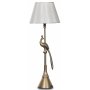Pfau Tischlampe 51 cm - Messing