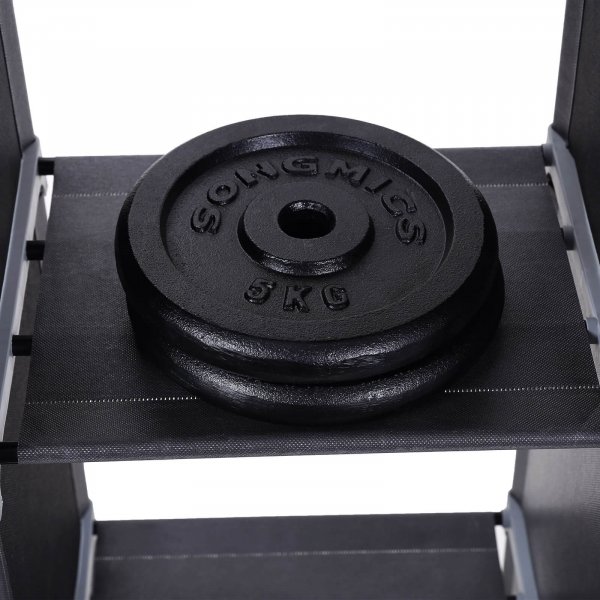 Kasper Regal 6 F�cher - Schwarz/Grau