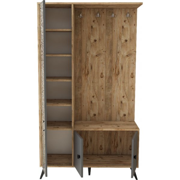 Vilamo Dielenmbel - Pinie/anthrazit