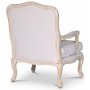 Sessel Cholet - Antik-Finish / Leinen