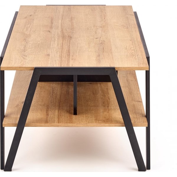 Pavia Couchtisch 113 x 63 cm - Eiche/schwarz