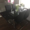 Kundenbild Esstisch Sarai 110-170 cm - Chrom/schwarz