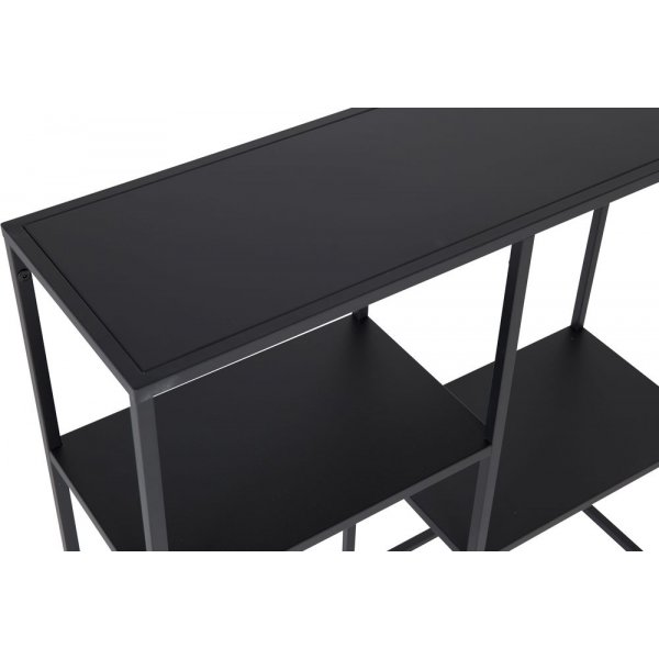 Train-Konsolentisch 80 x 26 cm - Schwarz