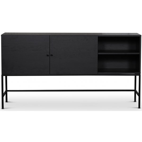 Stilo V.2 Sideboard aus schwarz gebeizter Eiche