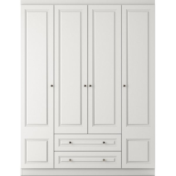 Inci Kleiderschrank 140 x 50 x 182 cm - Wei