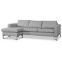 Nova Diwansofa Hellgrau - Links