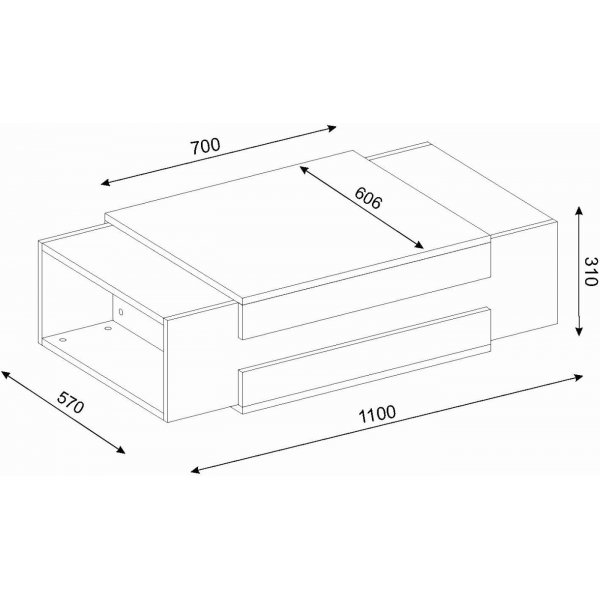 Nora Couchtisch - Travertin Nora Couchtisch - Travertin