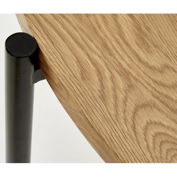 Tanzi Esstisch Ø120cm - Eiche/schwarz Tanzi Esstisch Ø120cm - Eiche/schwarz