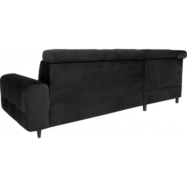 Matras Ecksofa mit offenem Ende links - Schwarz Matras Ecksofa mit offenem Ende links - Schwarz