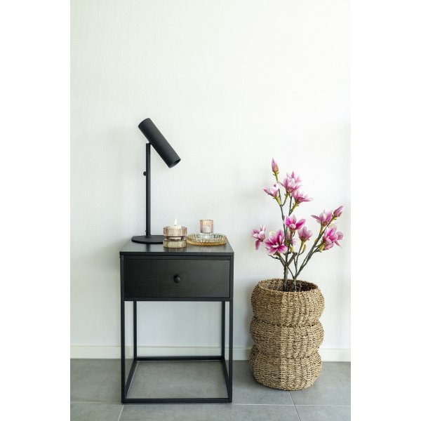 Weie Nachttische - Schwarz
