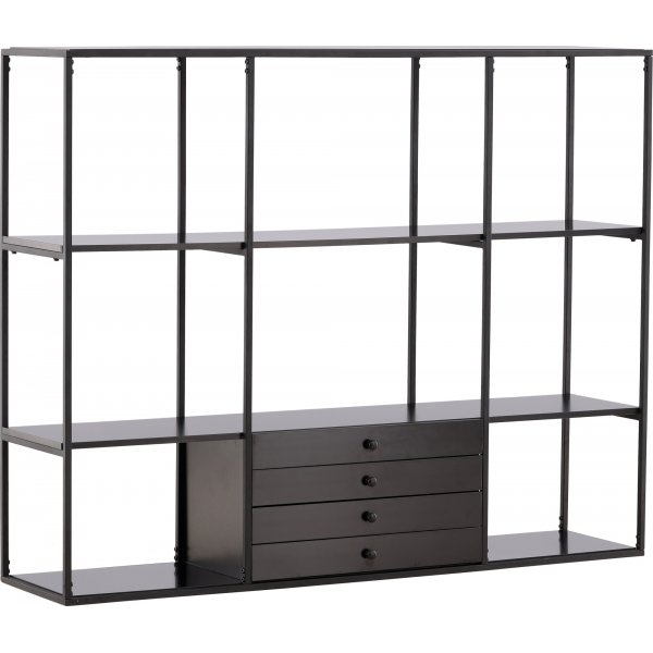 Bcherregal Amarillo - Schwarz