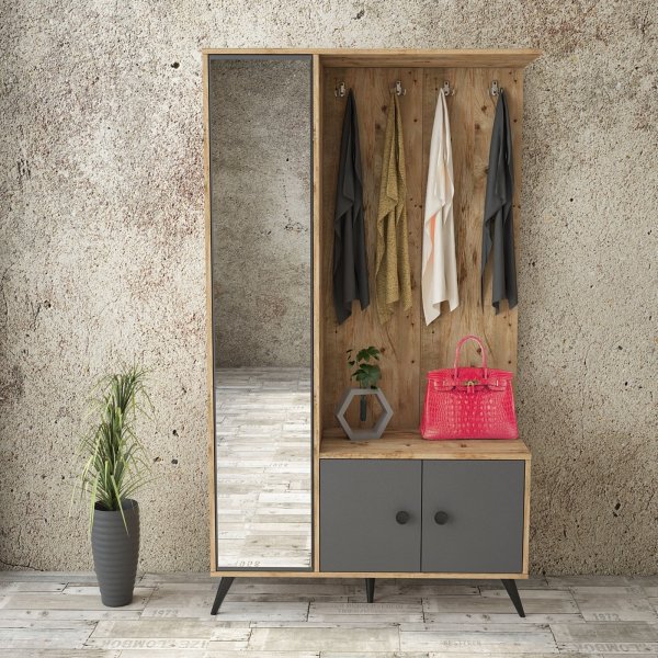 Vilamo Dielenmbel - Pinie/anthrazit