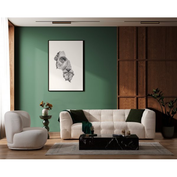 Cady 3-Sitzer-Sofa - Beige Cady 3-Sitzer-Sofa - Beige