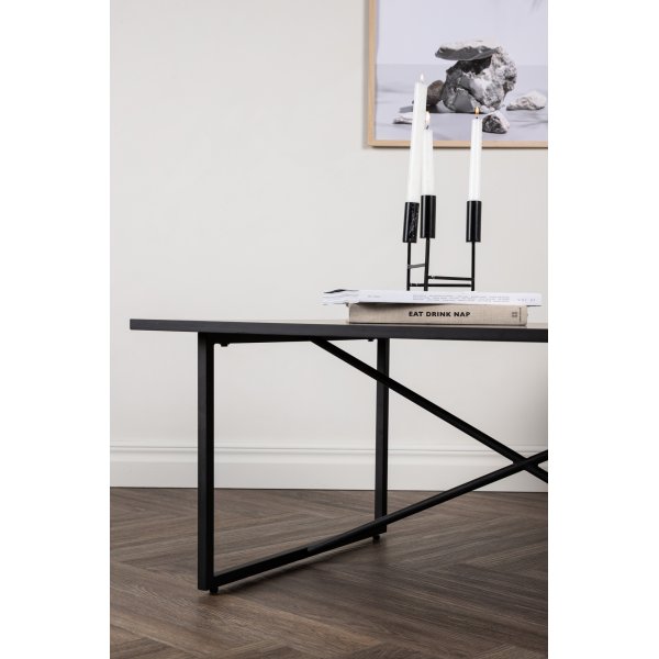 Couchtisch Pryor 110 x 70 cm - Schwarz