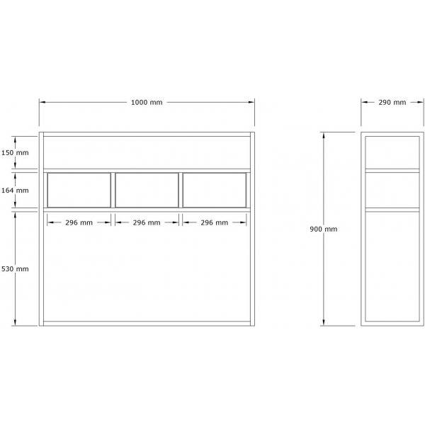 Guarda Konsolentisch - Travertin