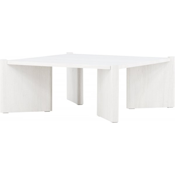 Rogaland Couchtisch 100 x 100 cm - Wei getncht