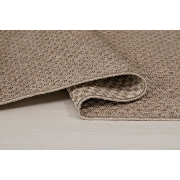 Flachgewebter Pampero-Teppich aus Leinen Flachgewebter Pampero-Teppich aus Leinen