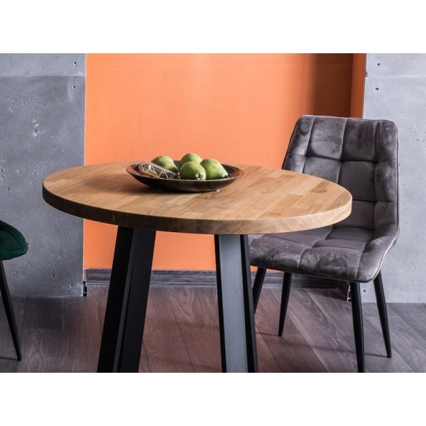 Vasco Esstisch Ø80 cm - Eichenlaminat Vasco Esstisch Ø80 cm - Eichenlaminat