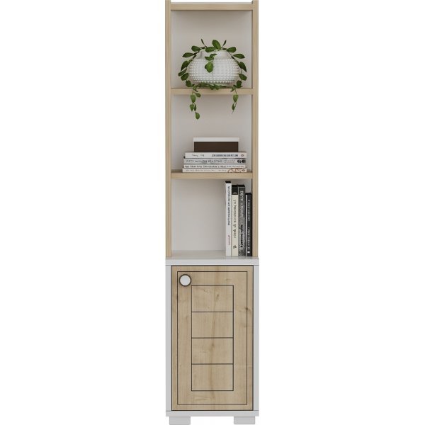 Canard Bcherregal - Wei/Saphireiche