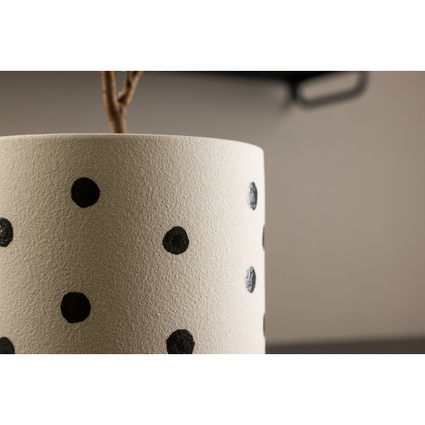 Sane Topf 18 x 17 cm - Schwarz/Wei