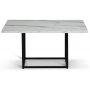 Sintorp Couchtisch 90 x 90 cm - Weier Marmor (Exklusivlaminat) + Fleckentferner fr Mbel