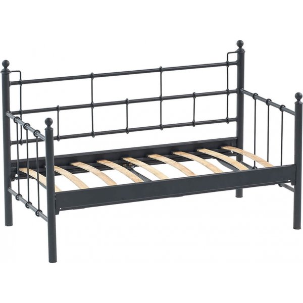 Lalas 2-Sitzer Outdoor-Sofa - Schwarz/Blau + Fleckentferner fr Mbel