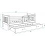 Kubus Juniorbett mit Zustellbett - Jede Farbe & Gre