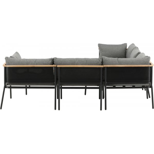 Nettan Ecksofagruppe - Schwarz/Grau