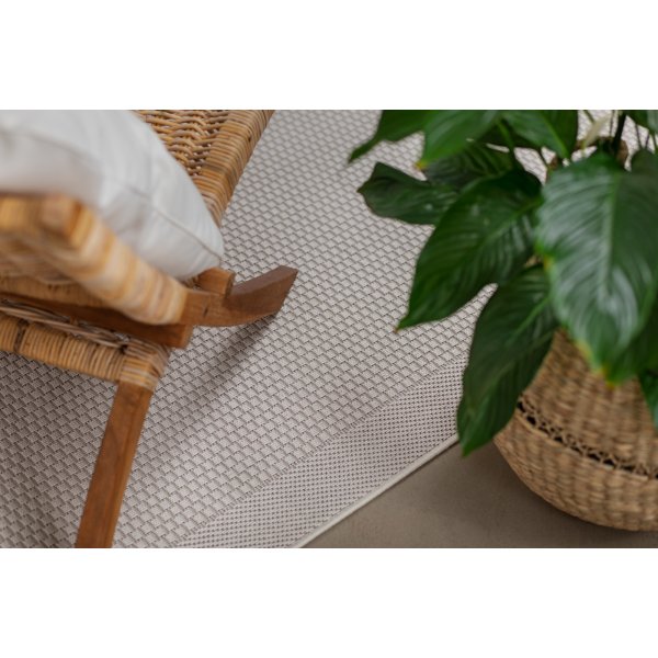 Miami flach gewebter Teppich Weiß Miami flach gewebter Teppich Weiß