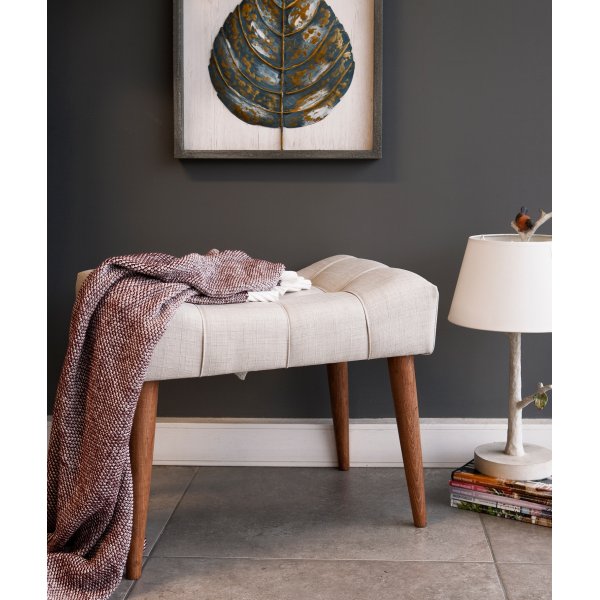 Hocker New Cool - Cremewei