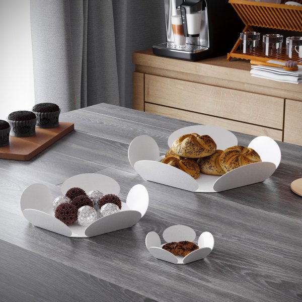 Rhodes Dekoschale - Weiß Rhodes Dekoschale - Weiß