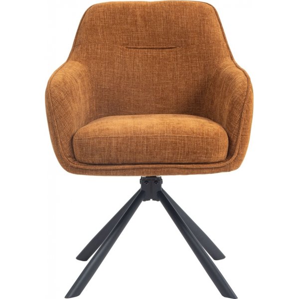 Option Sessel - Rostrot/Schwarz