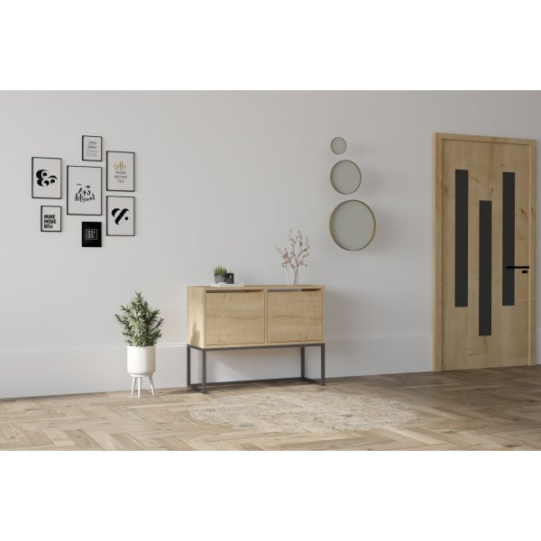 Zermat Konsolentisch 90 x 34 cm - Saphir-Eiche