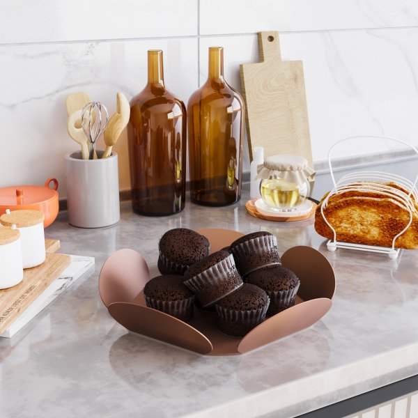 Rhodes Dekoschale - Kupfer Rhodes Dekoschale - Kupfer